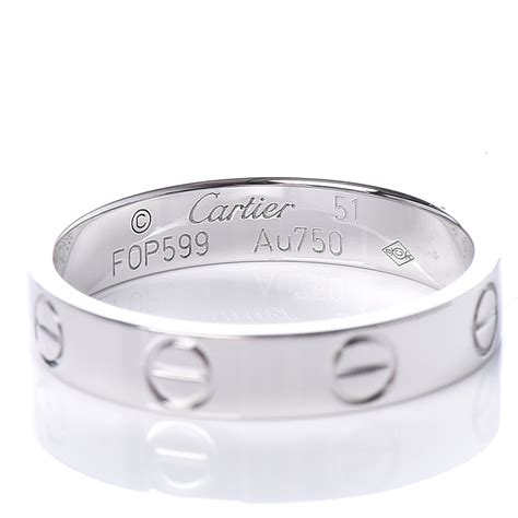 cartier rings white gold|white gold ring for couple.